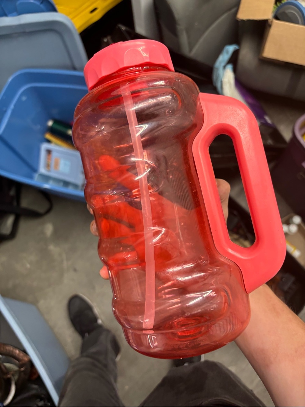 & Other Stories Pink Plastic Water Jug with Handle